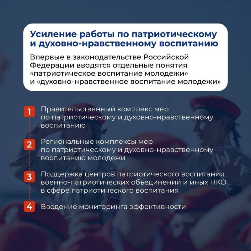 Владимир Немцев: Государственная Дума РФ приняла во втором и третьем чтениях комплексные изменения в базовый закон о молодёжной политике Владимир Немцев: Государственная Дума РФ приняла во втором и третьем чтениях комплексные изменения в базовый закон о молодёжной политике
