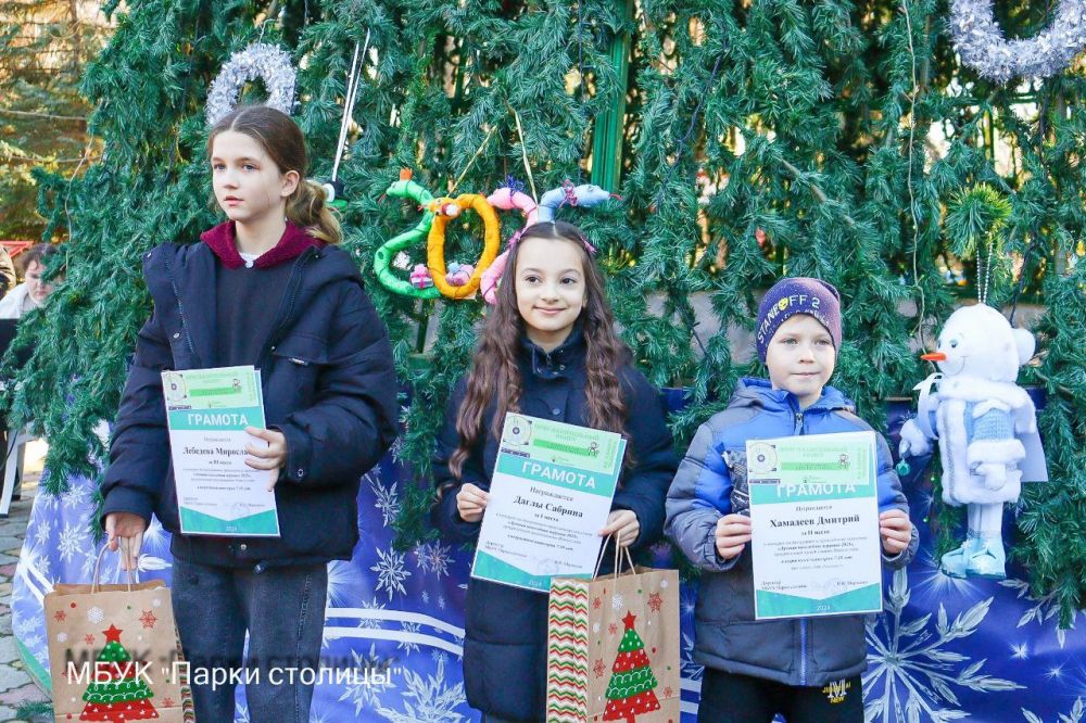 В Детском парке наградили победителей и участников конкурса «Лучшая новогодняя игрушка- 2025» В Детском парке наградили победителей и участников конкурса «Лучшая новогодняя игрушка- 2025»