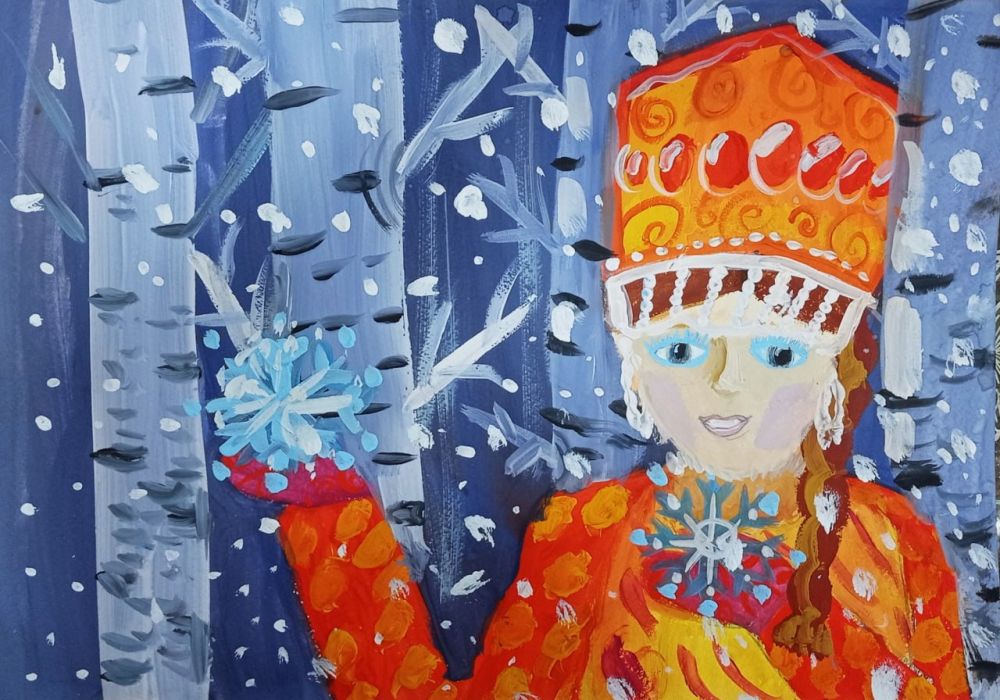 Новогоднее волшебство в красках: юные художники оживляют Снегурочку и Святого Николая Новогоднее волшебство в красках: юные художники оживляют Снегурочку и Святого Николая