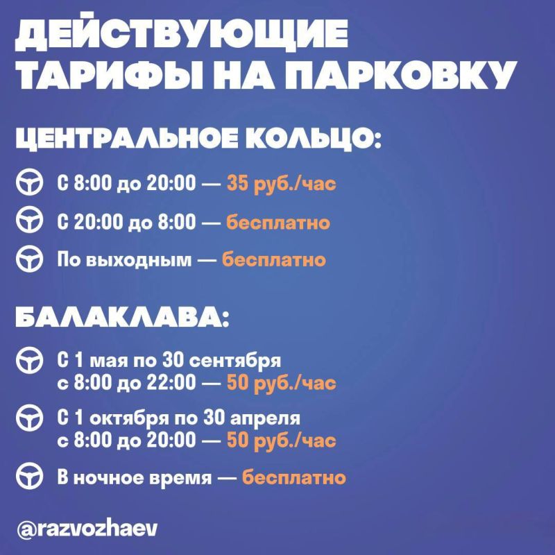 Как парковки Севастополя будут работать в праздники? Как парковки Севастополя будут работать в праздники?