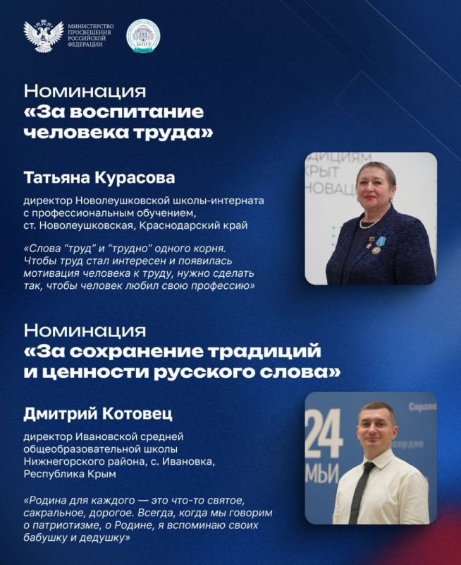 Поздравляем победителей премии «Признание — 2024»! Поздравляем победителей премии «Признание — 2024»!