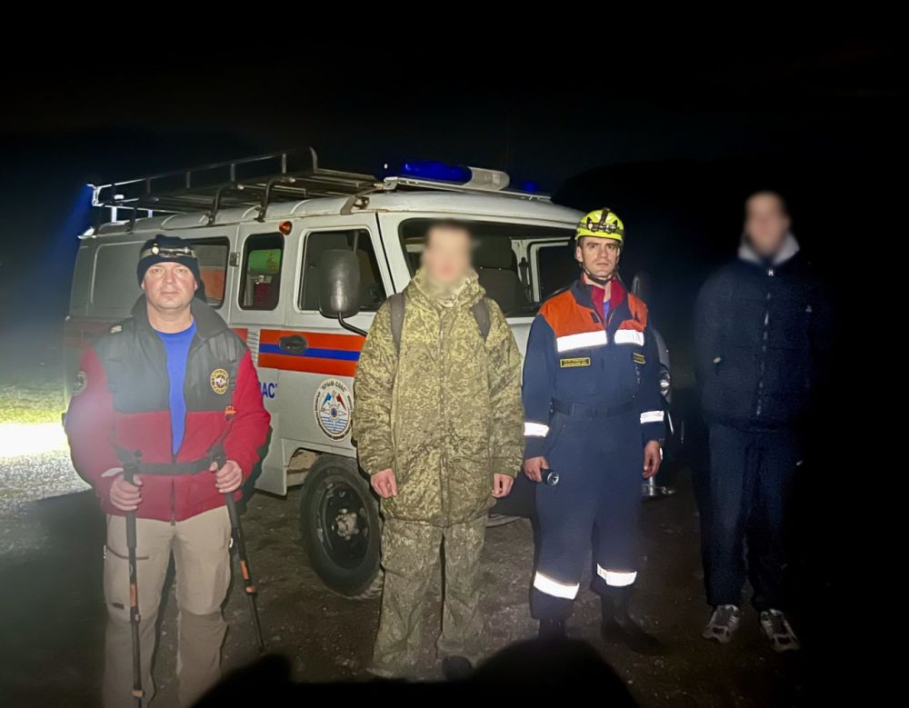 «КРЫМ-СПАС» спасли заблудившихся туристов на Южной Демерджи