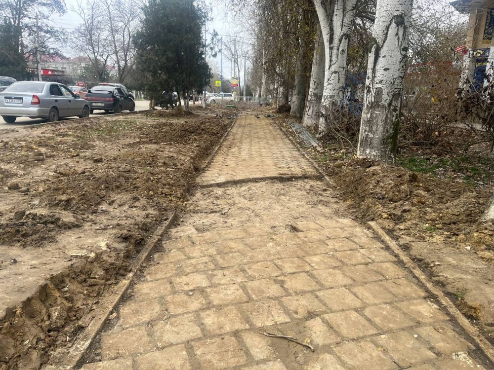 Вопрос благоустройства пешеходных зон после работ по реконструкции сетей водоснабжения компанией "ТоннельГеоСтрой" в микрорайоне Аршинцево остается на контроле главы администрации Керчи Олега КАТОРГИНА Вопрос благоустройства пешеходных зон после работ по реконструкции сетей водоснабжения компанией "ТоннельГеоСтрой" в микрорайоне Аршинцево остается на контроле главы администрации Керчи Олега КАТОРГИНА