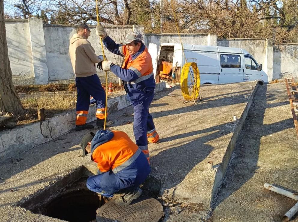 Рабочие моменты от «Водоканала» Рабочие моменты от «Водоканала»