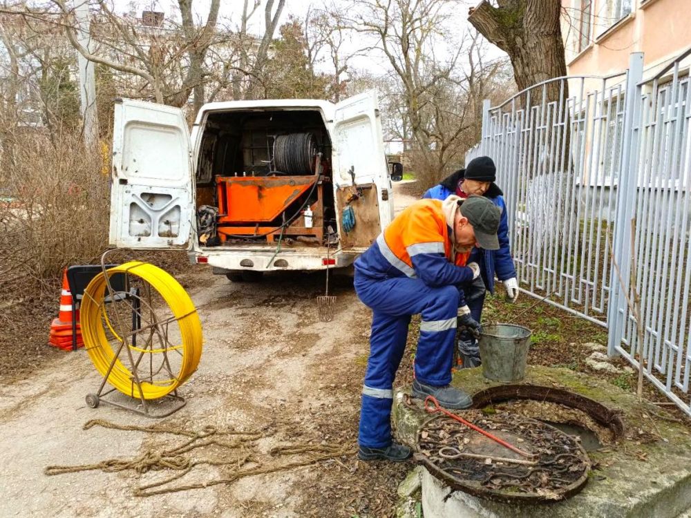 Рабочие моменты от «Водоканала» Рабочие моменты от «Водоканала»