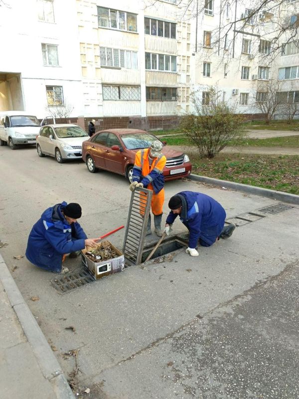 Рабочие моменты от «Водоканала» Рабочие моменты от «Водоканала»