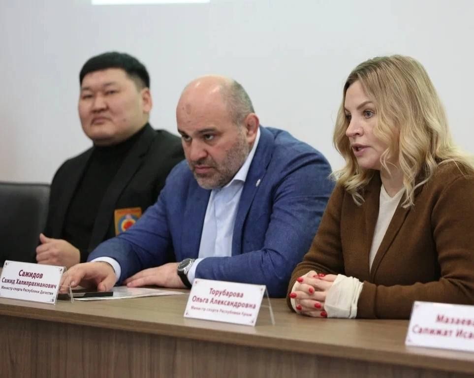 Ольга Торубарова: По приглашению министра физической культуры и спорта Республики Дагестан Сажида Халилрахмановича Сажидова приняла участие вместе с директором Центра Спортивной Подготовки Сборных Команд Республики Крым... Ольга Торубарова: По приглашению министра физической культуры и спорта Республики Дагестан Сажида Халилрахмановича Сажидова приняла участие вместе с директором Центра Спортивной Подготовки Сборных Команд Республики Крым...