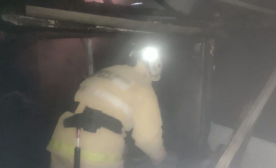 Ликвидация пожара в Джанкойском районе Ликвидация пожара в Джанкойском районе
