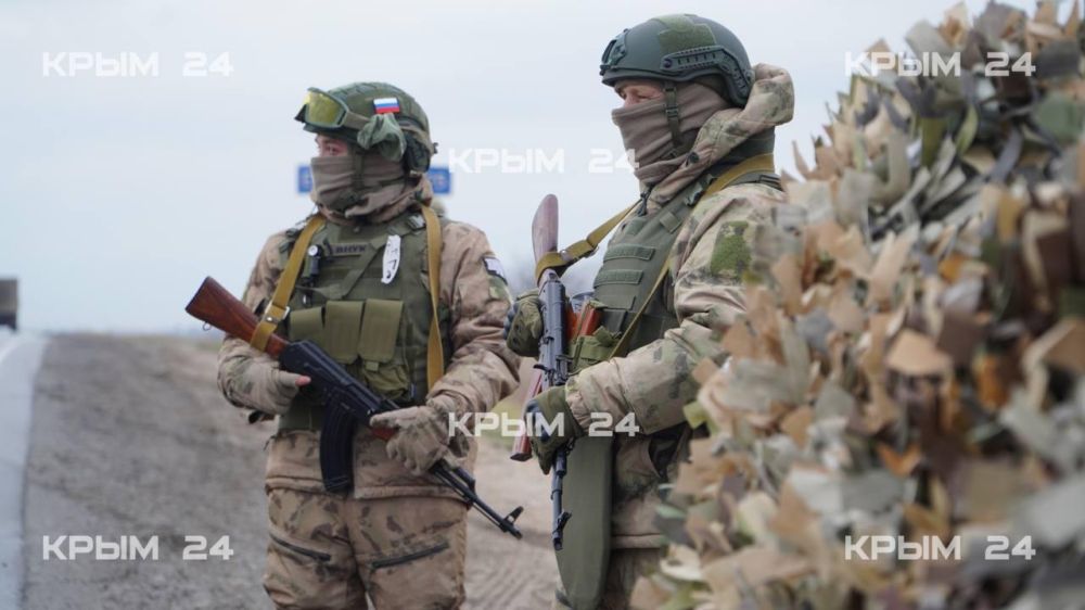 Жители и гости Крыма с пониманием относятся к учениям «Барс-Крым» в республике Жители и гости Крыма с пониманием относятся к учениям «Барс-Крым» в республике