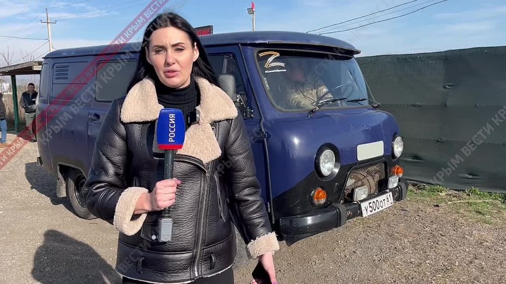 Сегодня из Крыма в Херсонскую область передали гуманитарную помощь