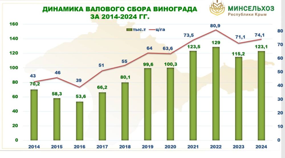 В ходе своего доклада рассказал о состоянии отрасли виноградарства и виноделия Республики Крым В ходе своего доклада рассказал о состоянии отрасли виноградарства и виноделия Республики Крым