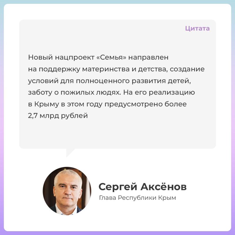 Татьяна Манежина: Сергей Аксёнов рассказал, какие учреждения культуры будут модернизированы по национальному проекту «Семья» Татьяна Манежина: Сергей Аксёнов рассказал, какие учреждения культуры будут модернизированы по национальному проекту «Семья»