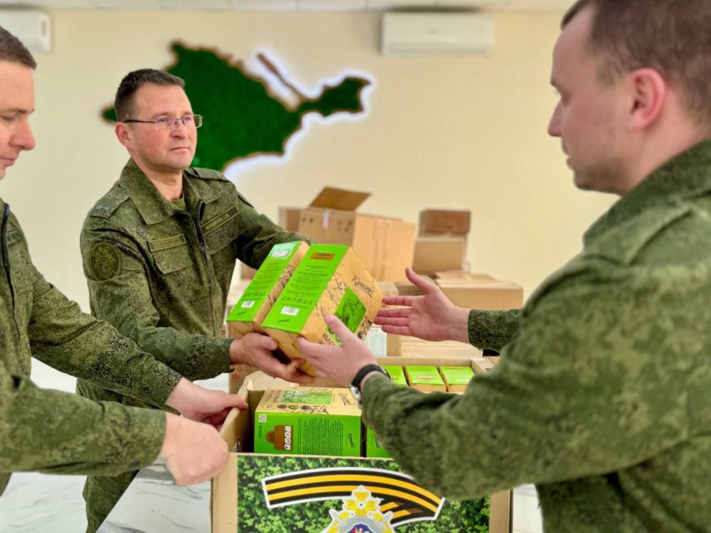 Подарки от крымских следователей ко Дню защитника Отечества доставлены на передовую Подарки от крымских следователей ко Дню защитника Отечества доставлены на передовую
