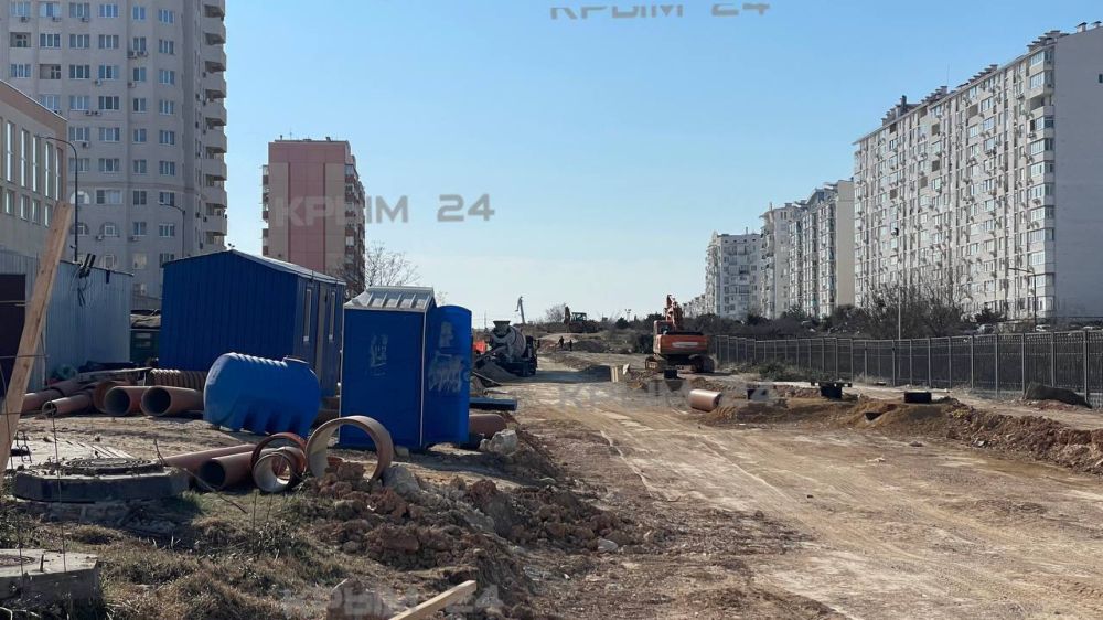 Ход строительства проспекта Античный проверяют в Севастополе Ход строительства проспекта Античный проверяют в Севастополе