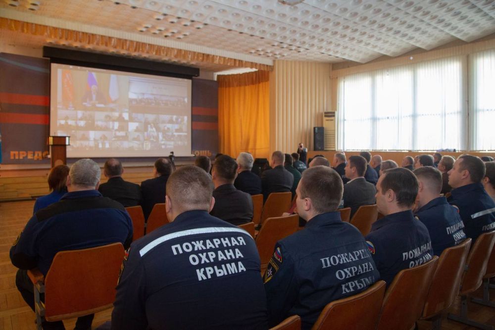 В Главном управлении МЧС России по Республике Крым подвели итоги деятельности территориальной подсистемы единой государственной системы предупреждения и ликвидации чрезвычайных ситуаций (РСЧС) Республики Крым за 2024 год и... В Главном управлении МЧС России по Республике Крым подвели итоги деятельности территориальной подсистемы единой государственной системы предупреждения и ликвидации чрезвычайных ситуаций (РСЧС) Республики Крым за 2024 год и...