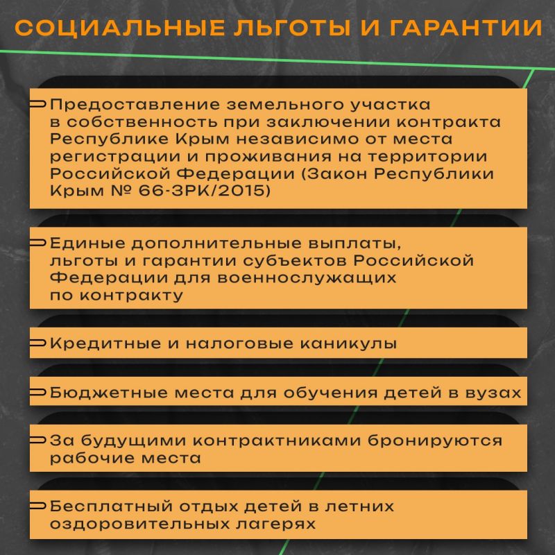 Участникам СВО предоставляется широкий спектр дополнительных федеральных и региональных льгот и гарантий Участникам СВО предоставляется широкий спектр дополнительных федеральных и региональных льгот и гарантий