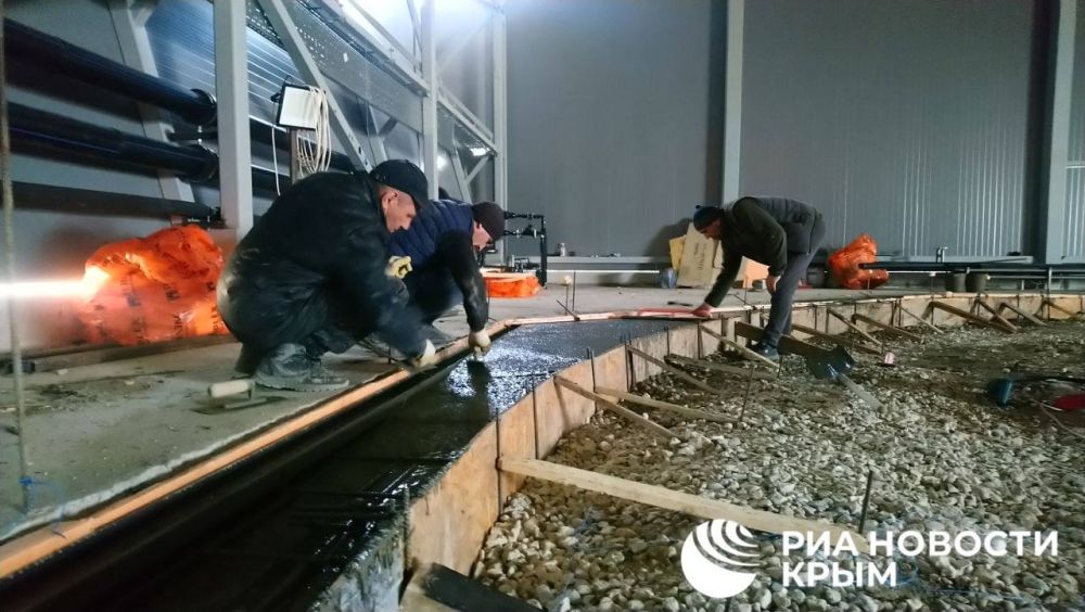 Ледовая арена зимних видов спорта в Керчи готова на 80% Ледовая арена зимних видов спорта в Керчи готова на 80%