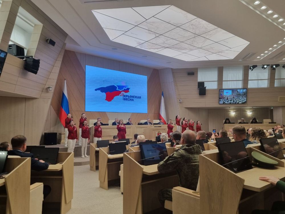 11-летие Крымской весны отмечают в Симферополе 11-летие Крымской весны отмечают в Симферополе