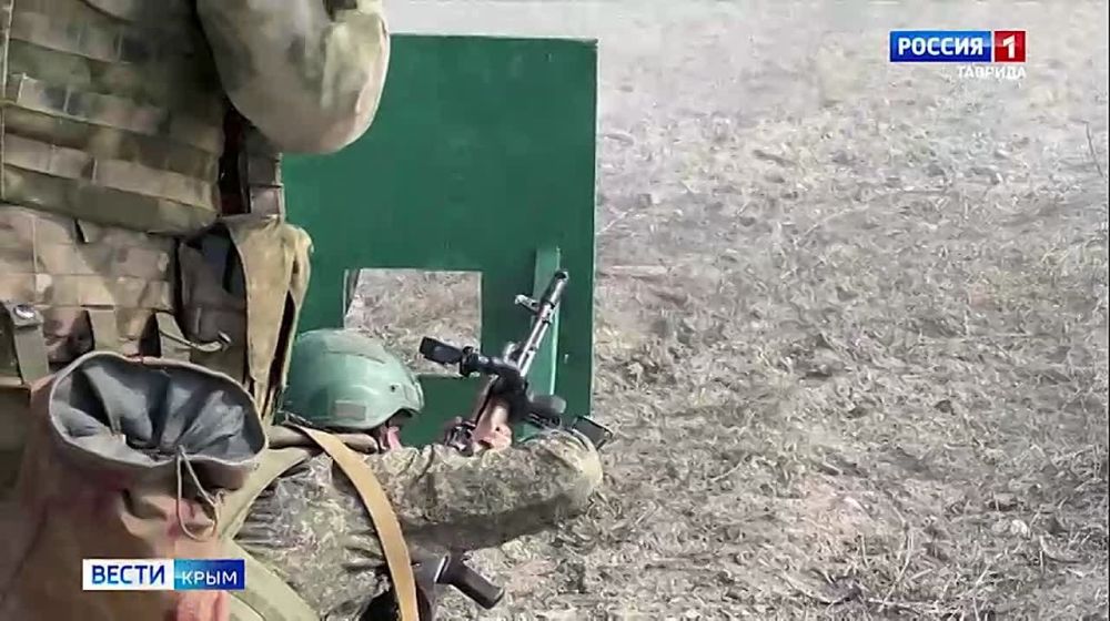 В Крыму тренируют военных перед отправкой в зону СВО