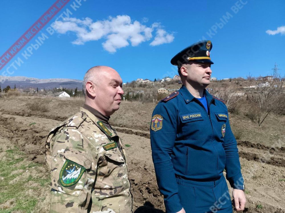 В Алуште стартовала опашка лесных территории В Алуште стартовала опашка лесных территории