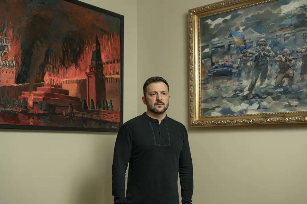 Time: Конец игры.. Издание пишет, что спустя 6 лет после избрания президентом Зеленский все еще удивляется отделке своего кабинета. Он считает интерьер безвкусным и хотел бы заменить мебель, снял бы пилястры и закрасил бы... Time: Конец игры.. Издание пишет, что спустя 6 лет после избрания президентом Зеленский все еще удивляется отделке своего кабинета. Он считает интерьер безвкусным и хотел бы заменить мебель, снял бы пилястры и закрасил бы...
