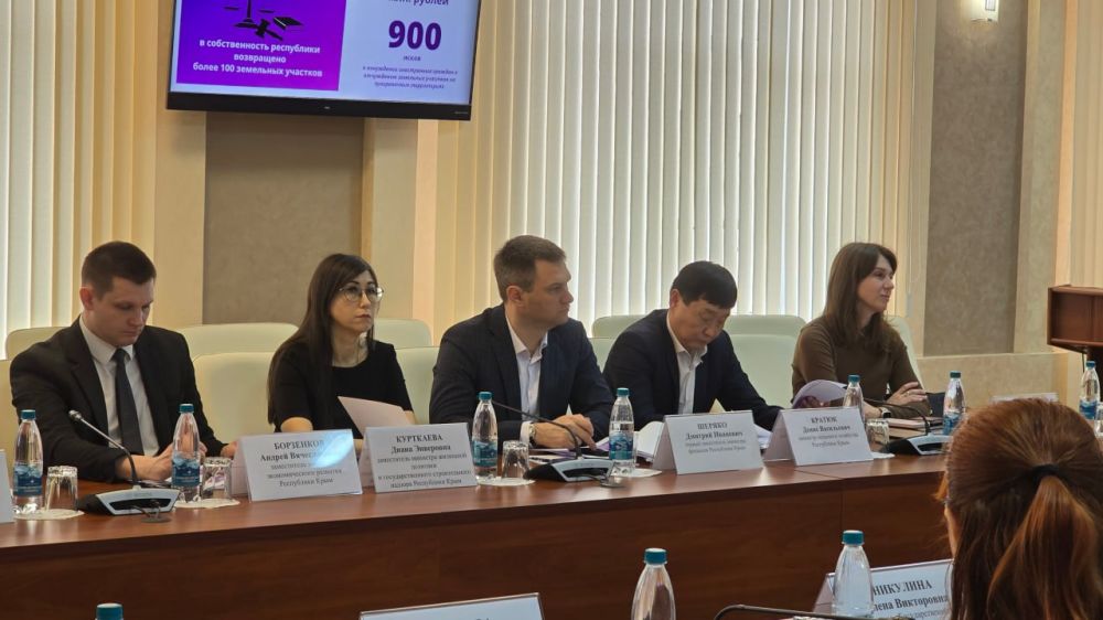 Анна Анюхина: Сегодня в стенах Совета министров Республики Крым состоялась коллегия Министерства имущественных и земельных отношений по результатам проделанной в 2024 году работы Анна Анюхина: Сегодня в стенах Совета министров Республики Крым состоялась коллегия Министерства имущественных и земельных отношений по результатам проделанной в 2024 году работы