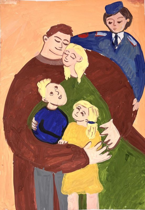 В Крыму подведены итоги конкурса детских рисунков, посвященного 90-летию подразделений ПДН в системе МВД России