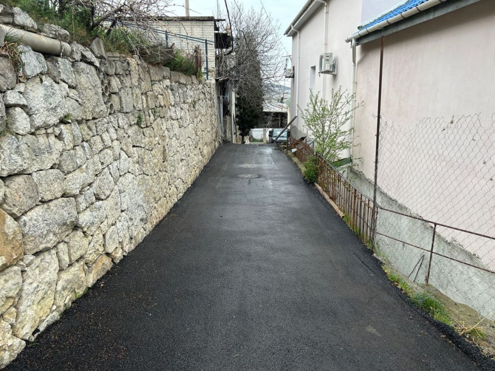 В Ялте и Алупке завершён ремонт нескольких улиц В Ялте и Алупке завершён ремонт нескольких улиц