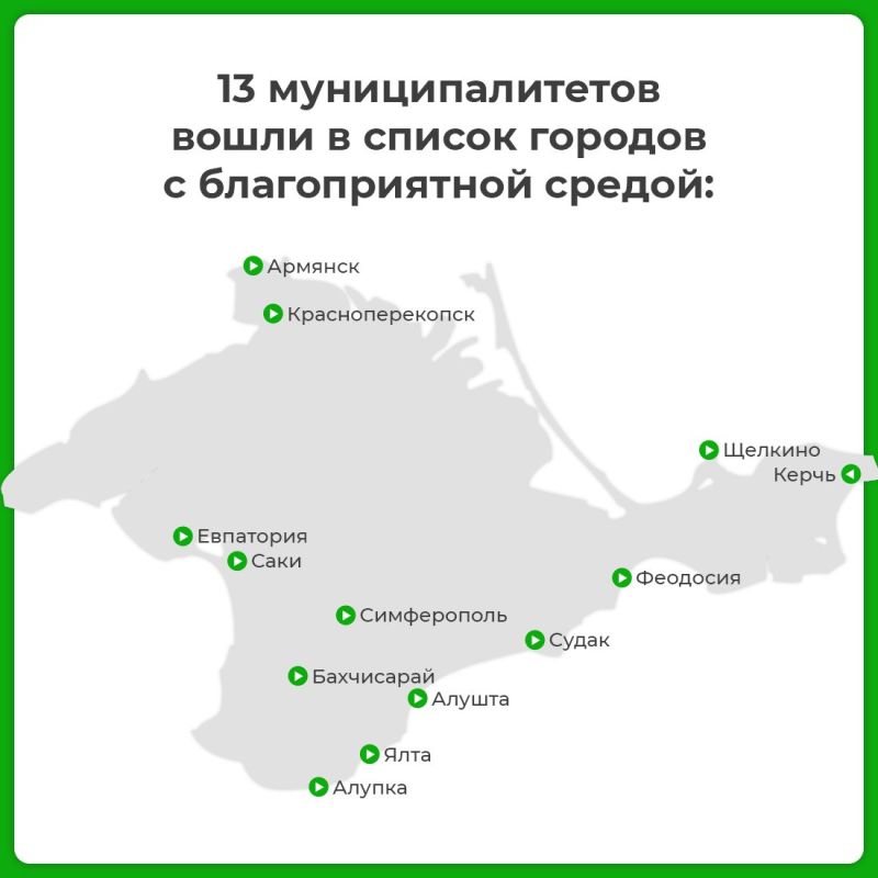 Города Крыма становятся все комфортнее для проживания Города Крыма становятся все комфортнее для проживания