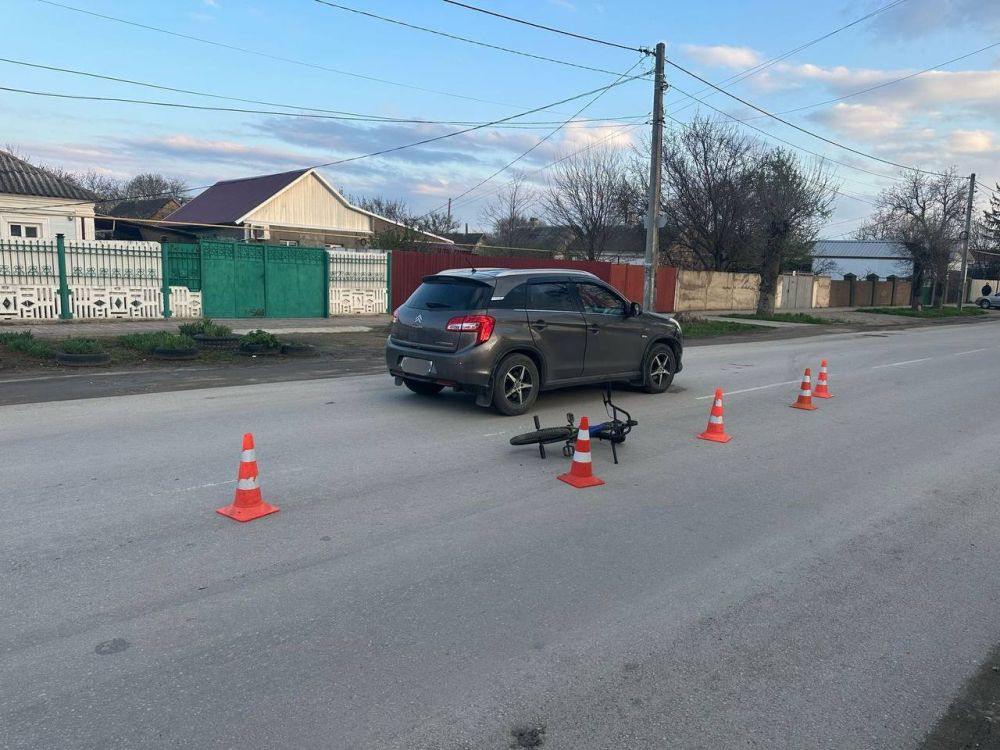 В Красногвардейском районе 11-летний велосипедист пострадал в ДТП