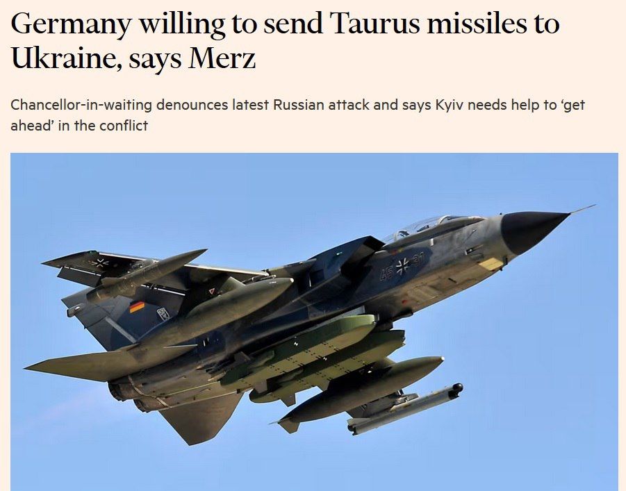 Германия может передать Украине крылатые ракеты Taurus, но после координации с европейскими партнёрами