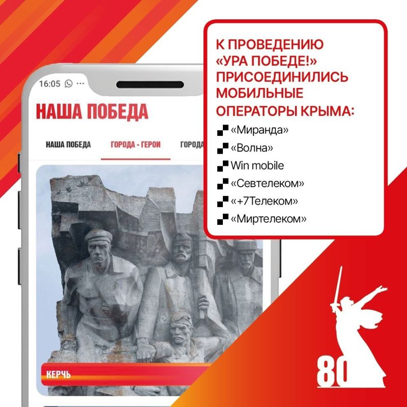 В год 80-летия Победы в Великой Отечественной войне проводится акция «Ура Победе!» В год 80-летия Победы в Великой Отечественной войне проводится акция «Ура Победе!»