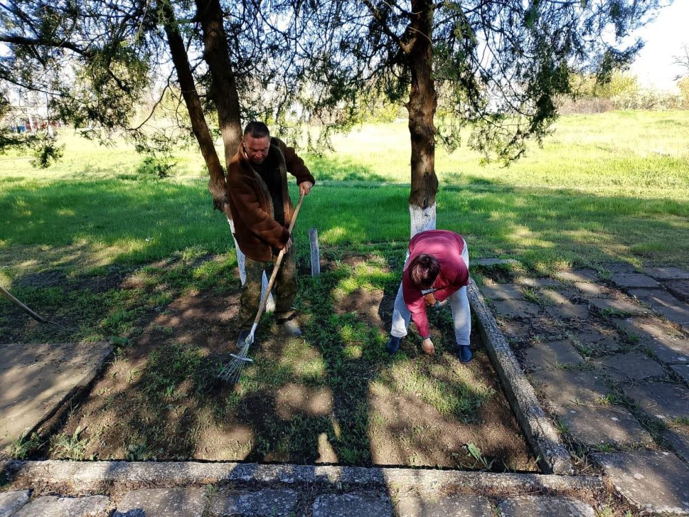 Сегодня 19 апреля на территории Раздольненского района состоялся субботник