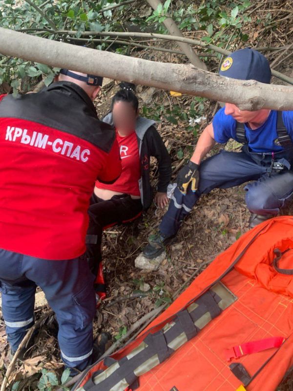 В Партените двое человек упали с подпорной стены в овраг В Партените двое человек упали с подпорной стены в овраг