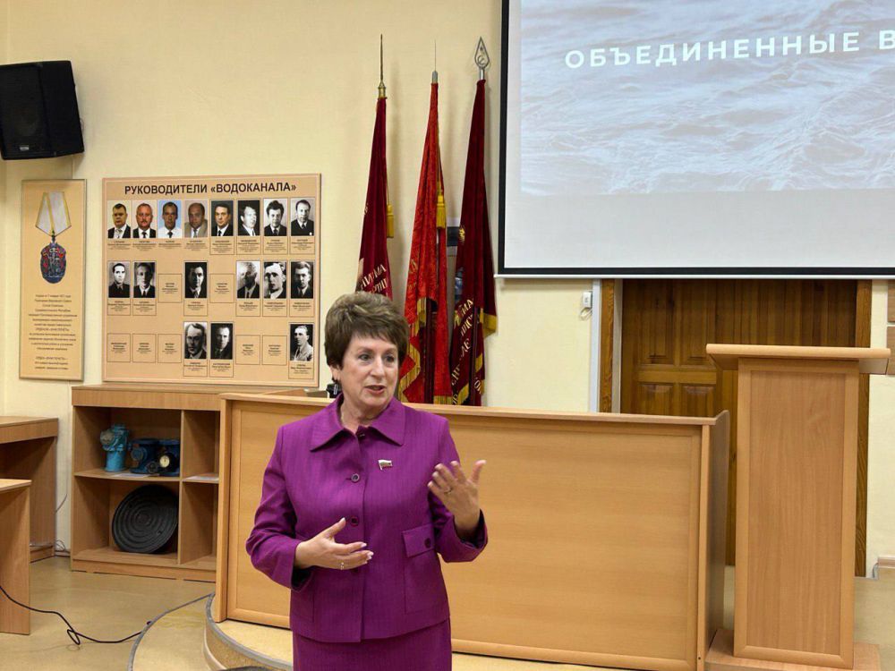 Екатерина Алтабаева: В начале апреля государственное унитарное предприятие Севастополя «Водоканал» отметило свой столетний юбилей Екатерина Алтабаева: В начале апреля государственное унитарное предприятие Севастополя «Водоканал» отметило свой столетний юбилей