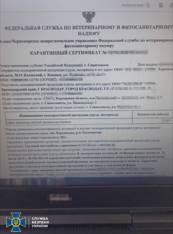 Боевики Зеленского захватили российский сухогруз с зерном Боевики Зеленского захватили российский сухогруз с зерном