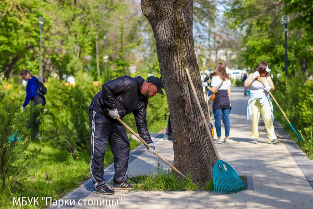 В парках и скверах Симферополя прошёл Всероссийский субботник В парках и скверах Симферополя прошёл Всероссийский субботник