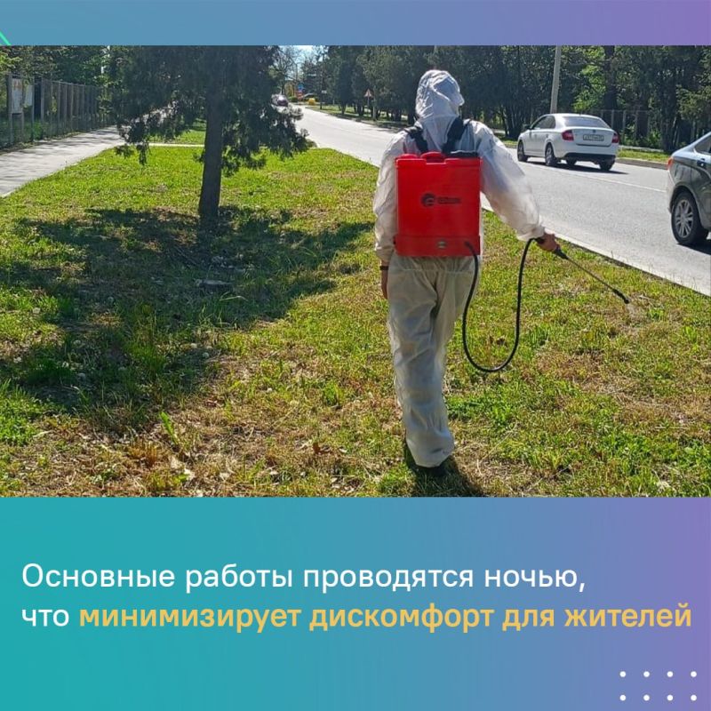 Стоп клещи. В столице Крыма обрабатывают зеленые зоны от паразитов Стоп клещи. В столице Крыма обрабатывают зеленые зоны от паразитов