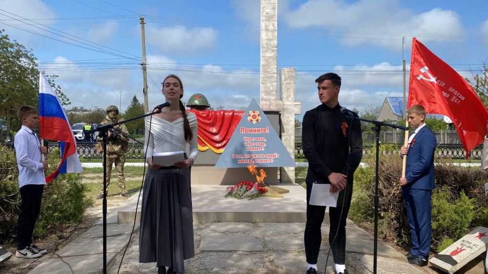 Владимир Сальдо: Вечный огонь зажёгся в Бехтерах