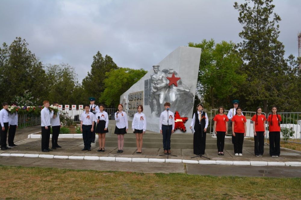 В посёлке Раздольное состоялось торжественное мероприятие, посвящённое 80-й годовщине Победы в Великой Отечественной войне