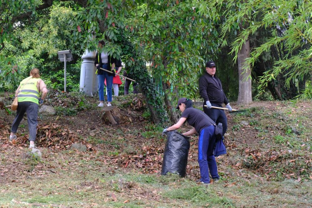 В Ливадийском парке провели масштабный субботник В Ливадийском парке провели масштабный субботник