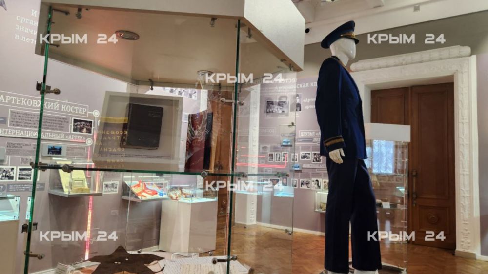 В «Артеке» представили экспозицию, посвященную 80-летию Великой Победы В «Артеке» представили экспозицию, посвященную 80-летию Великой Победы