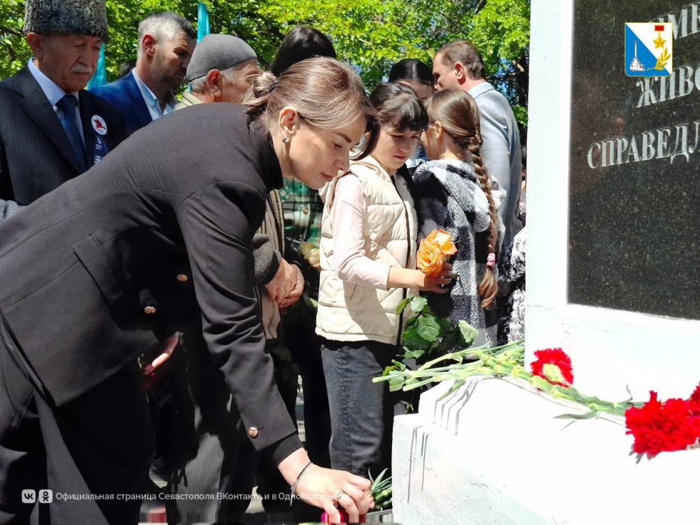 Память жертв депортации народов Крыма почтили в Севастополе Память жертв депортации народов Крыма почтили в Севастополе