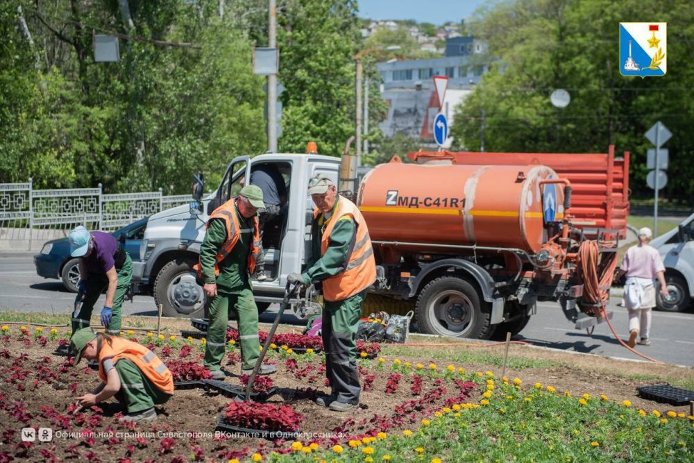 Приближаем лето. В Севастополе весенние цветы меняют на летние Приближаем лето. В Севастополе весенние цветы меняют на летние