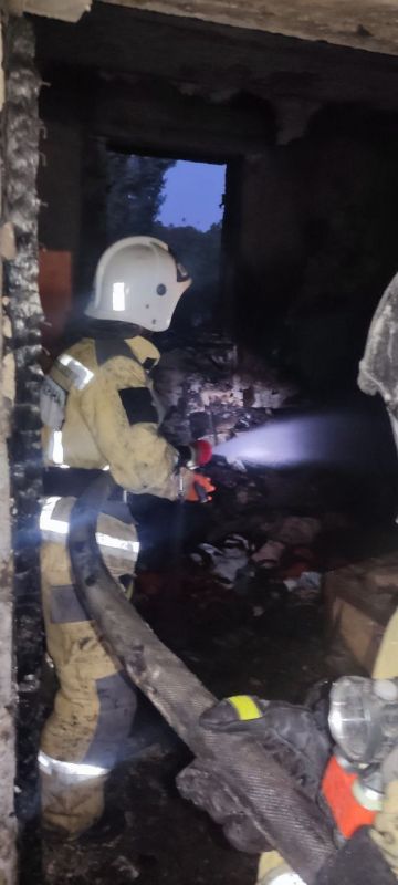 В селе Скалистое Бахчисарайского района горел частный дом В селе Скалистое Бахчисарайского района горел частный дом