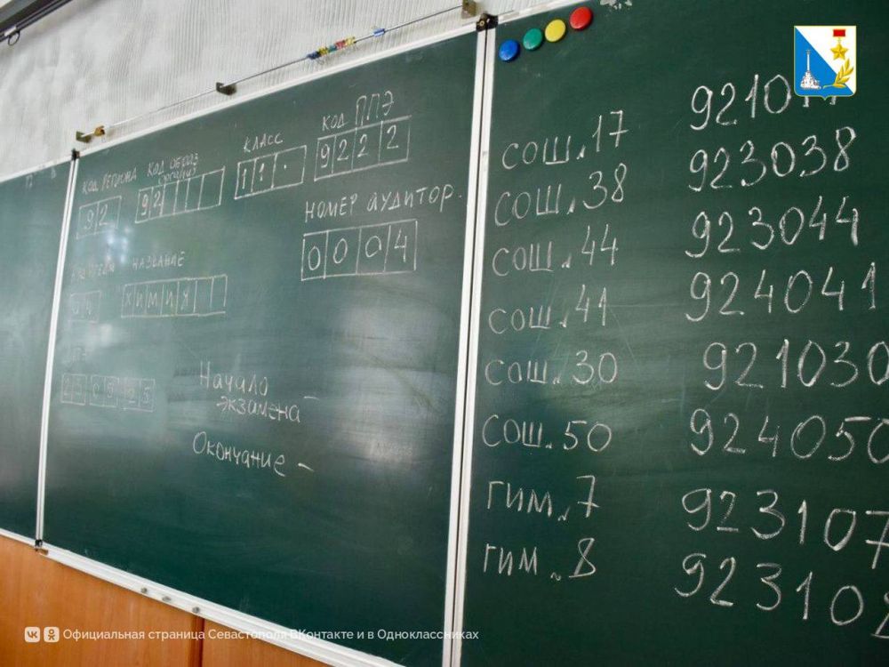 Севастопольские выпускники сдали первые ЕГЭ Севастопольские выпускники сдали первые ЕГЭ