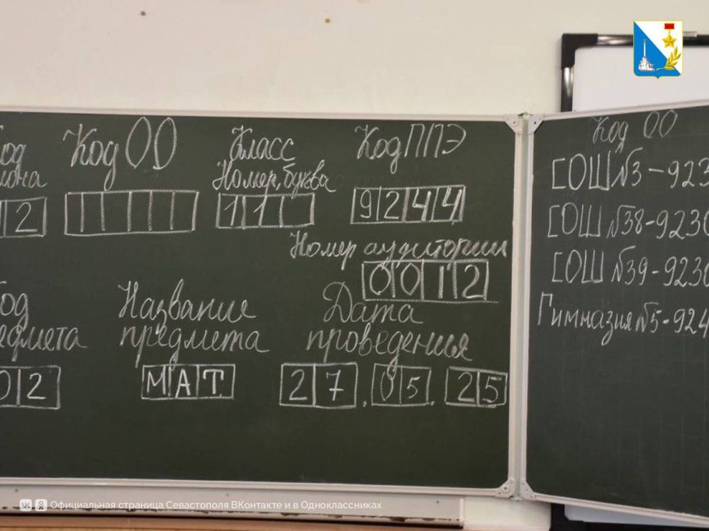 Около 2500 севастопольских выпускников сегодня сдали ЕГЭ по математике Около 2500 севастопольских выпускников сегодня сдали ЕГЭ по математике
