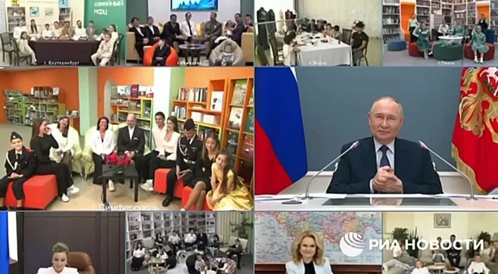 Многодетная семья из Крыма предложила Путину стать крестным ребенка