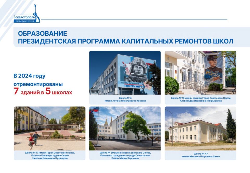 Михаил Развожаев: ОБРАЗОВАНИЕ В СЕВАСТОПОЛЕ: ОТЧЕТ ЗА 2024 ГОД Михаил Развожаев: ОБРАЗОВАНИЕ В СЕВАСТОПОЛЕ: ОТЧЕТ ЗА 2024 ГОД