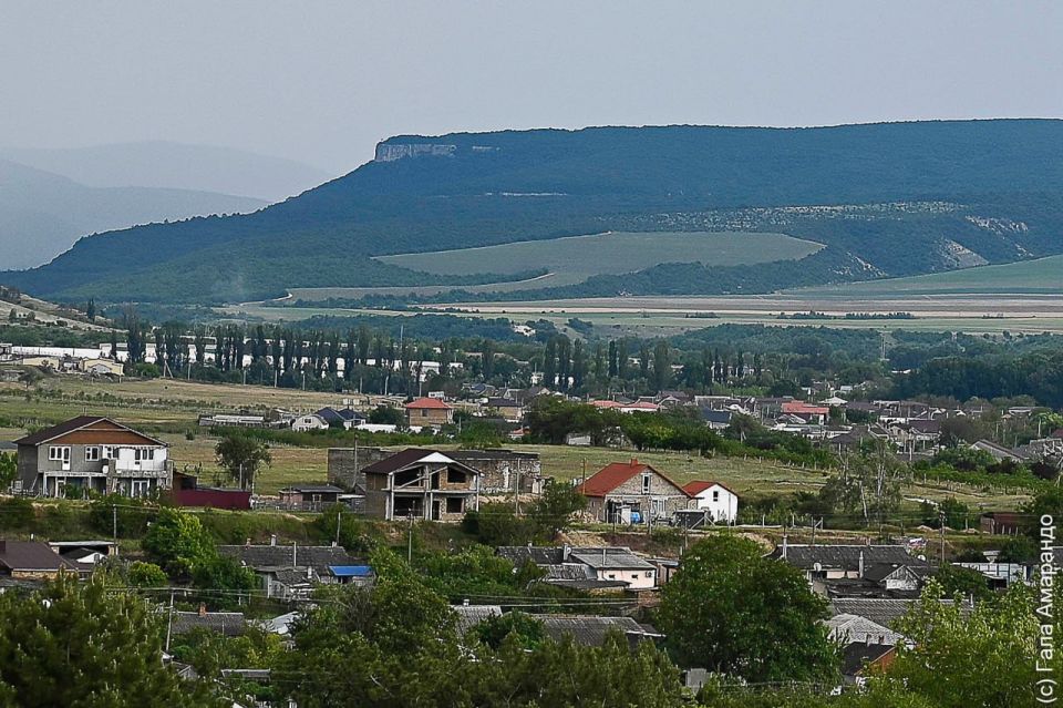 Село Долинное в 1900 году (автор неизвестен) и теперь Село Долинное в 1900 году (автор неизвестен) и теперь